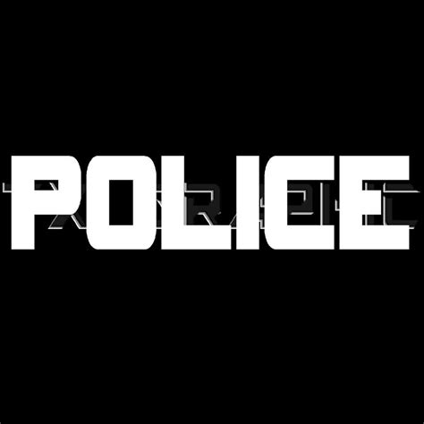 POLICE CAR DECAL STICKER BUMPER WINDOW SECURITY SURVEILLANCE LAW ...