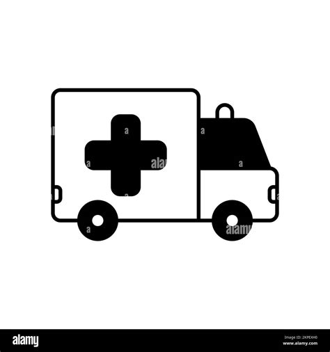 Ambulance Car Icon Deal With Emergencies With An Ambulance Stock