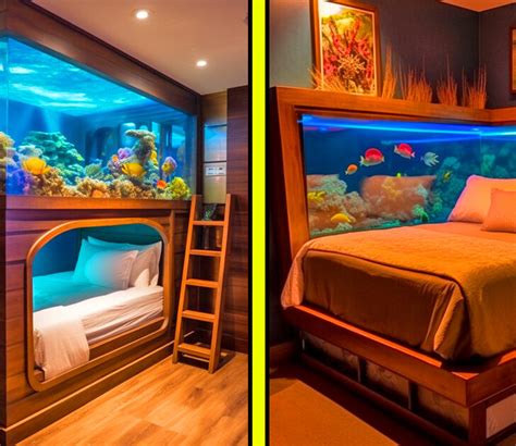 These Stunning Aquarium Beds Let You Sleep with the Fishes, but in a ...