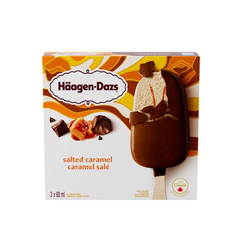 H Agen Dazs Salted Caramel Ice Cream Bars H Agen Dazs Canada