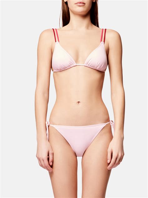 Sundek Bikini Top A Triangolo E Slip Regolabili Costumi Donna Rosa Nencini Sport