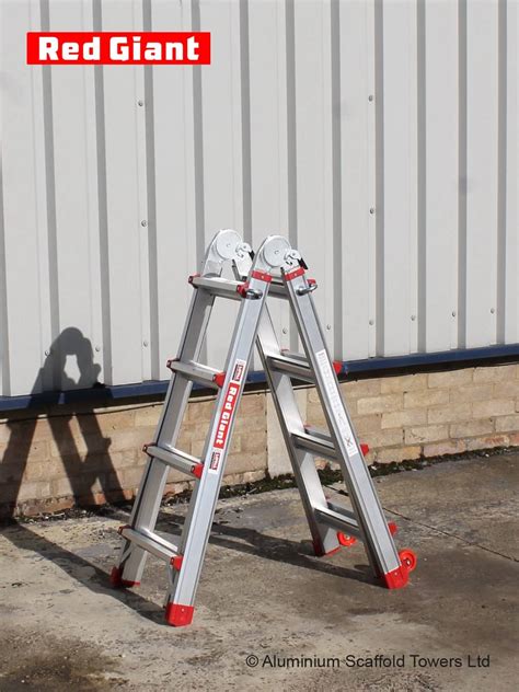 Telescopic Multi Purpose Ladder Tread X Aluminium Scaffold