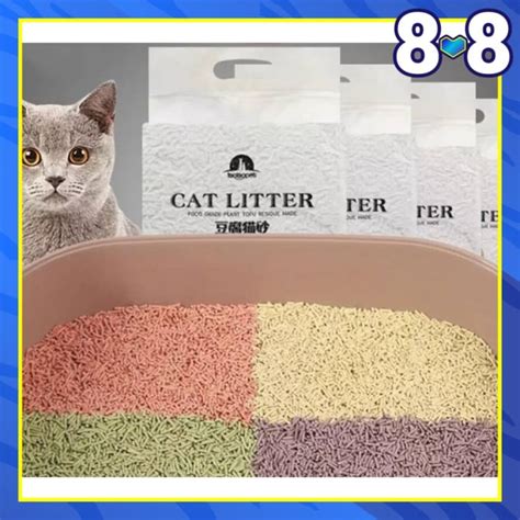 Cat Litter Premium Super Clumping Natural Cat Litter Tofu 6L 2 5KG