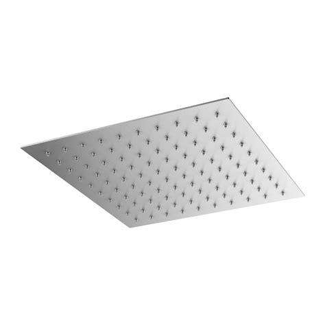 Soffione Quadro Spessore Mm In Acciaio Inox Wls Cs Soffioni