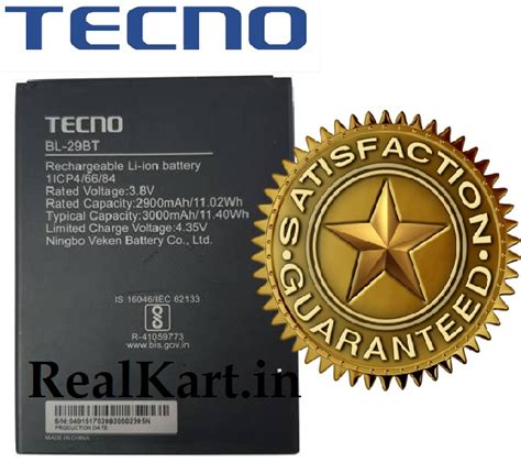 Original Brand New Tecno Bl Bt Battery For Tecno Spark Go Spark