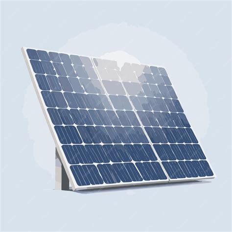 Premium Vector | Solar panel cartoon vector on white background