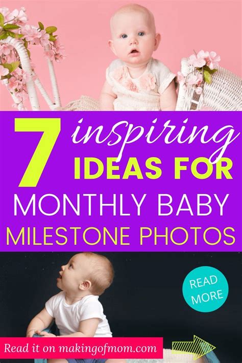 Baby Milestone Photo Ideas 7 Examples To Inspire You Baby Milestone