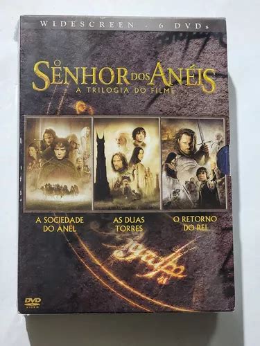 Box Trilogia Dvd Senhor Dos Anéis Original Lacrado 6 Discos