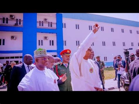 President Buhari Commissions Projects By Governor Yahaya Bello In Kogi