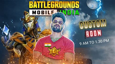 Pubg Mobile Custom Room Pubg Mobile India Live Custom Room Live