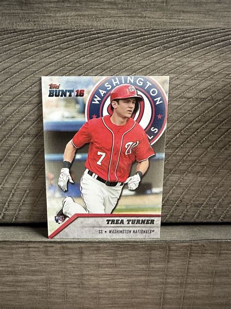 Topps Bunt Trea Turner Rc Ebay