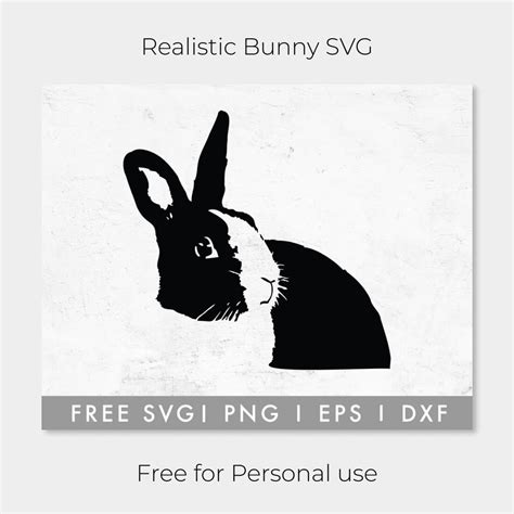 FREE Bunny Silhouette SVG - MasterBundles