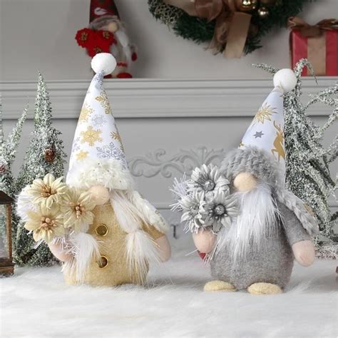 Poupée en Peluche GNOME De Noël Poupées Naines du Père Thanksgiving