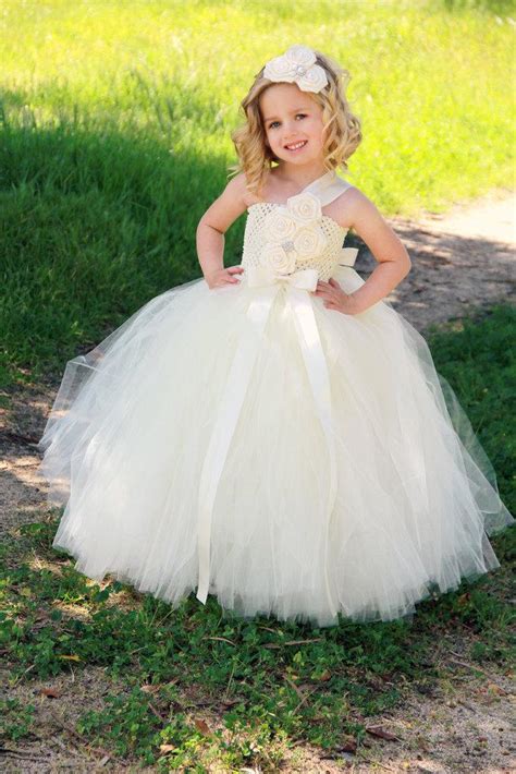 Ivory Flower Girl Dress Ivory Tutu Dress 2428375 Weddbook