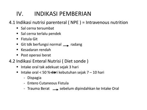 Ppt Parenteral And Enteral Nutrisi Oleh Yonrizal Nurdin Powerpoint