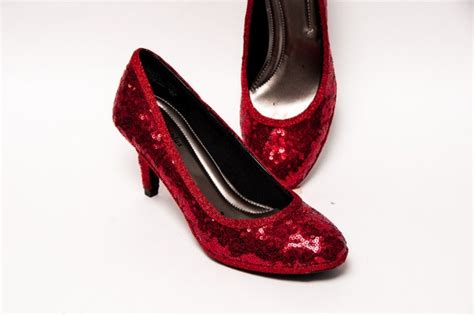 Tiny Sequin Red 3 Inch High Heels Shoes By Princess Pumps