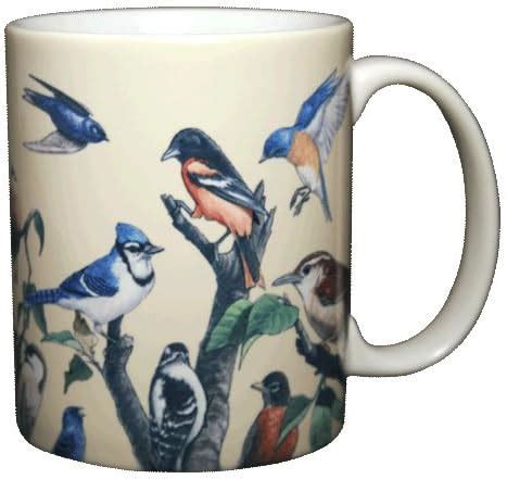 Amazon Wild Cotton Garden Birds Ounce Ceramic Coffee Mug