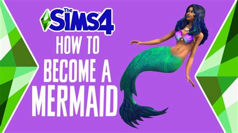 How To Become A Mermaid In The Sims 4 Island Living YouTube