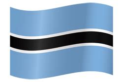 Botswana flag emoji - Country flags