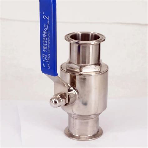 Mm Stainless Steel Sanitary Ball Valve Tri Clamp Ferrule Type