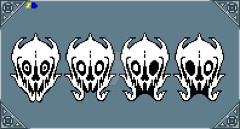 Undertale Gaster Blaster Sprites By Spongedrew250 On Deviantart