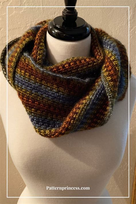 Easy Crochet Infinity Cowl Pattern Pattern Princess