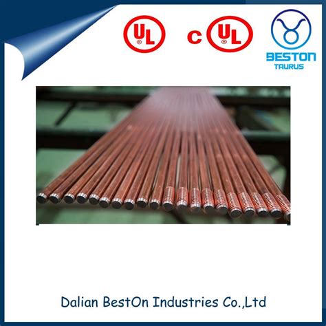 Dalian Beston 8mm Ground Earthing Rod China BS En 50164 2 Copper