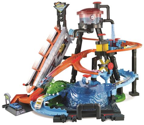 Hot Wheels City Ultimativna Pralnica S Krokodilom Nakupek