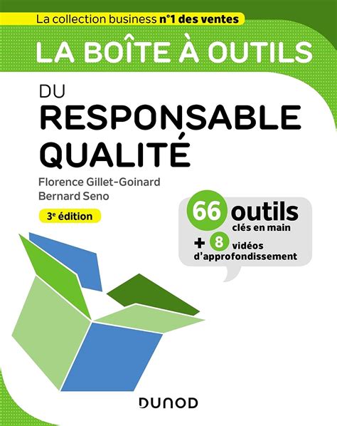 Amazon fr La boîte à outils du responsable qualité 3e ed Gillet