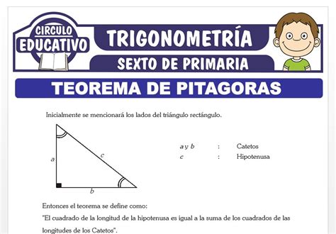 Ejercicios Del Teorema De Pitagoras Para Sexto De Primaria Hot Sex