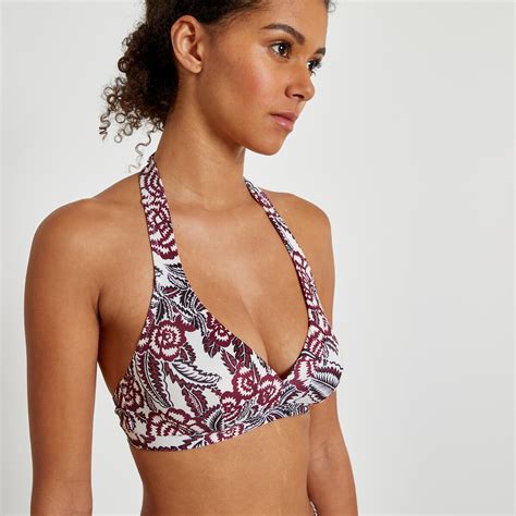 Reggiseno per bikini forma foulard maglia piqué fantasia La Redoute