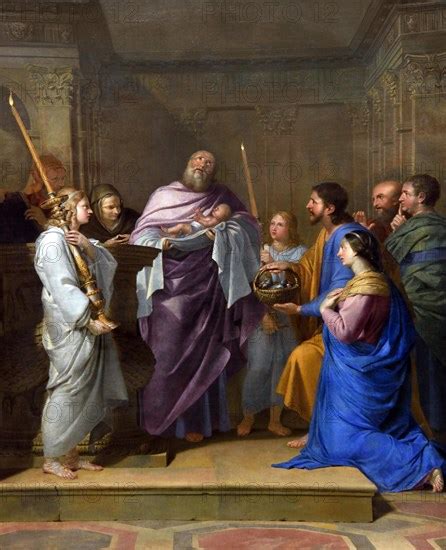 The Presentation Of Jesus At The Temple In Pierre Le Tellier