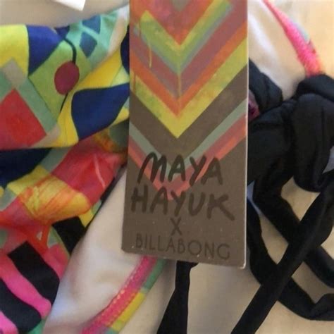 Billabong Swim Billabong X Maya Hayuk Side Tie Bikini Bottoms S