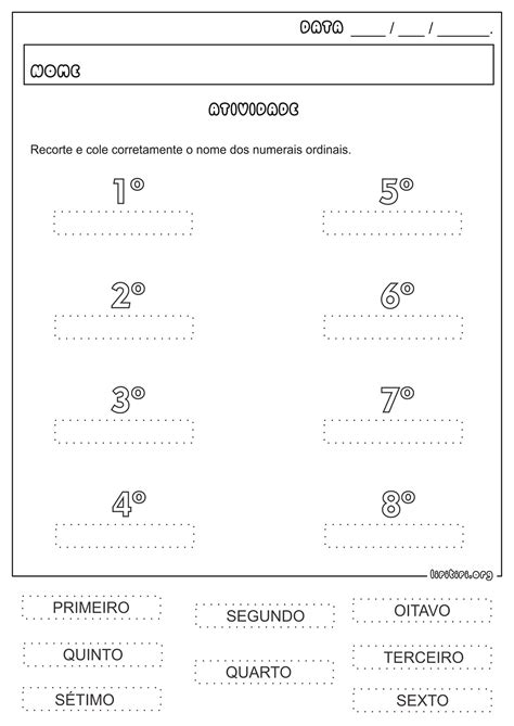 Atividades Numeros Ordinais O Ano Brainlays Hot Sex Picture