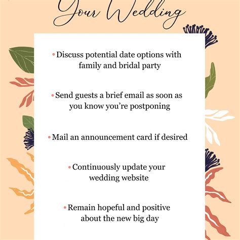 How To Tell Guests That Youre Postponing Your Wedding