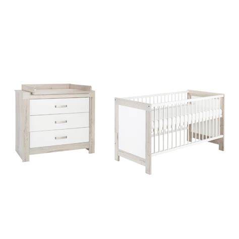 Schardt Ensemble lit enfant commode Nordic Chambre complète Rue