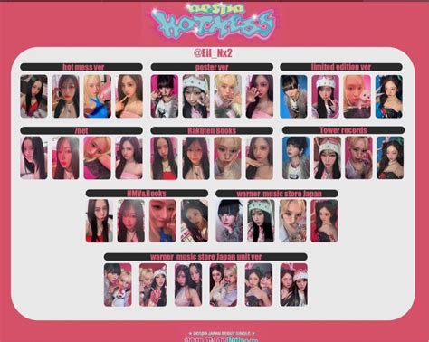 LF WTB Aespa Hot Mess Photocards Hobbies Toys Memorabilia Collectibles K Wave On Carousell