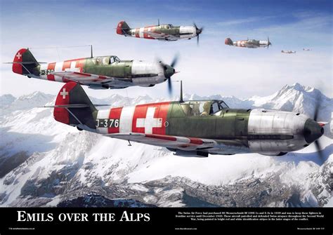 Asisbiz Article About Swiss Air Force Messerschmitt Bf E Swiss