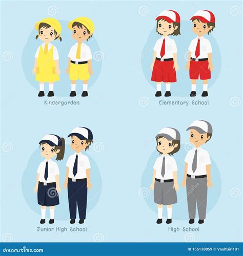 School Uniform Clothes Vector Illustration 75867620