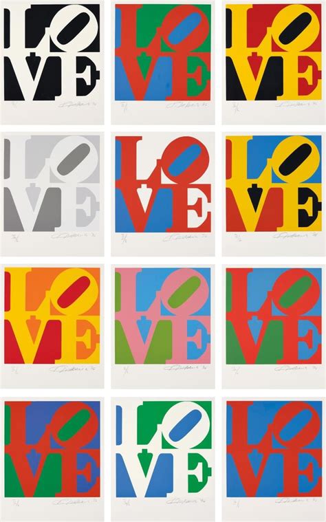 Robert Indiana Book Of Love 1996 Mutualart