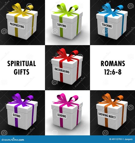 Spiritual Gifts stock illustration. Illustration of bible - 49112793