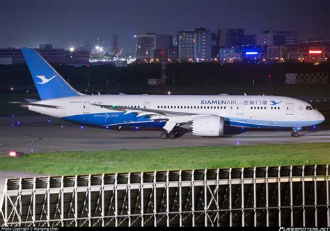 B 2769 Xiamen Airlines Boeing 787 8 Dreamliner Photo By Wanping Chen