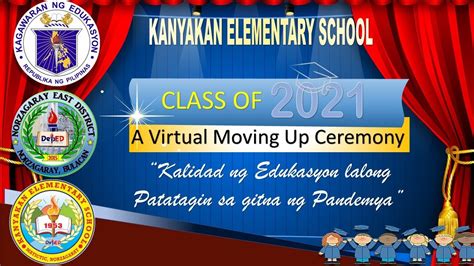 Kanyakan Elementary School Moving Up Ceremony 2020 2021 Youtube