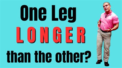 One Leg Longer Than The Other Fix A Leg Length Discrepancy