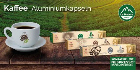 Kompostierbare Kaffeekapseln La Natura Lifestyle