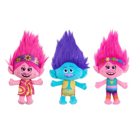 Trolls World Tour Small Plush 3 Pack Pop Medley Poppy Grand Finale