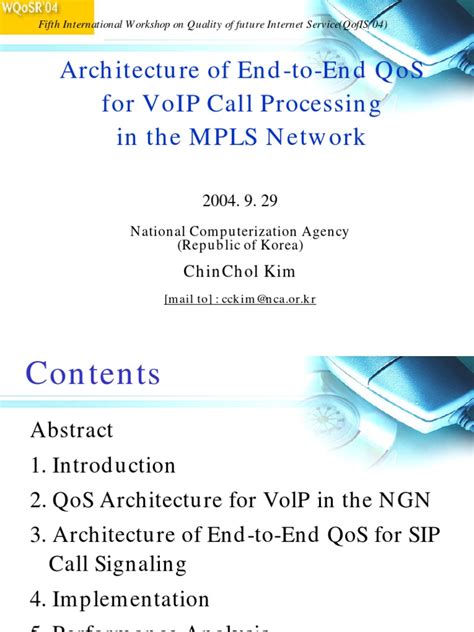 PDF VoIP Call Processing In The MPLS Network DOKUMEN TIPS