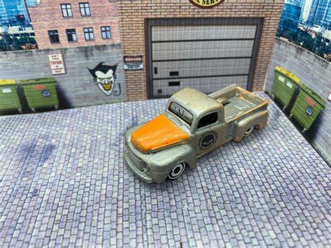 Hot Wheels Custom Truck 49 Ford F1 Harley Davidson Old Vintage Truck Etsy