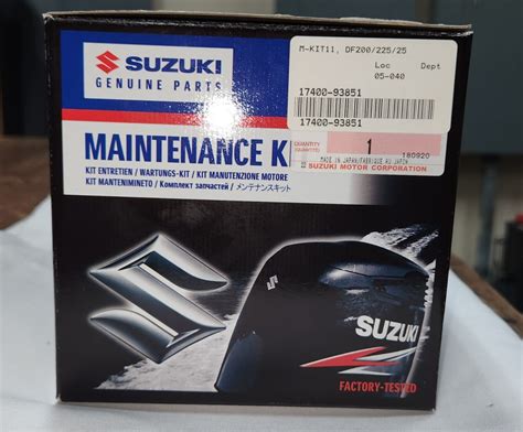 Suzuki 17400 93851 Maintenance Kit For Df200 225 250 For Sale Online EBay