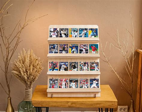 Sports Card Display, Sports Trading Card Holder, Football Card Rack ...